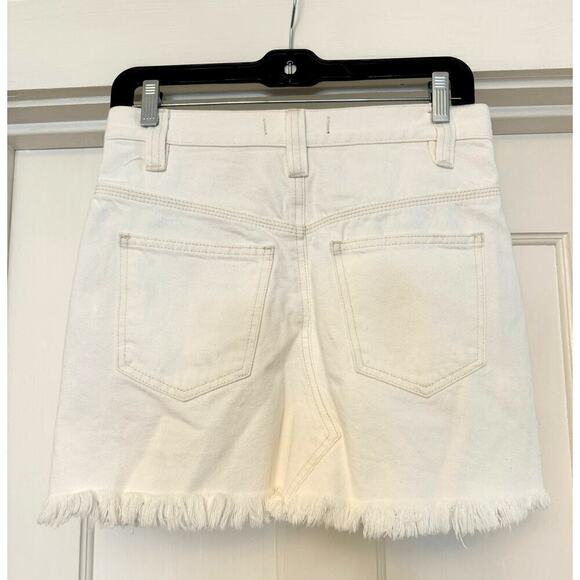 NWT We the Free Raw Hem Denim Jean Skirt Size 24 (free people bohemian boho) - Picture 2 of 5